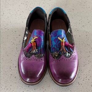 Colorful Women's Loafers with Tassels